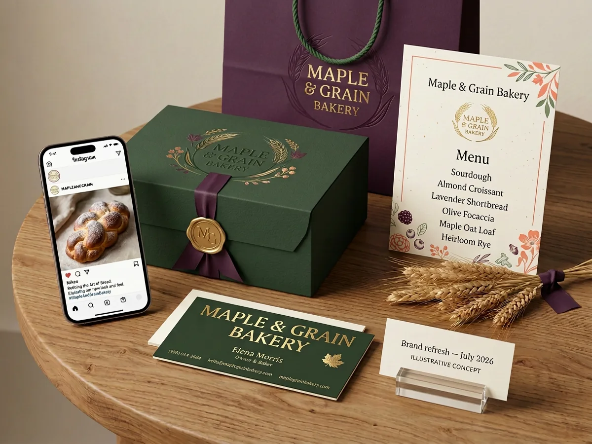 Maple & Grain Bakery — Brand Refresh — After